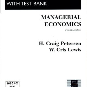Managerial Economics (Instructor's Manual with Test Bank)