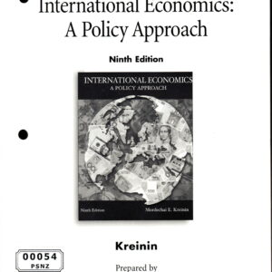 International Economics: A Policy Approach (Instructor’s Manual)