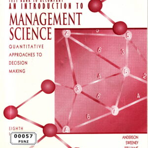 An Introduction to Management Science (Test Bank)