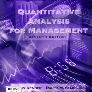 Quantitative Analysis for Management (Instructor’s Solutions Manual)