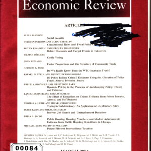 The American Economic Review (March 2004)