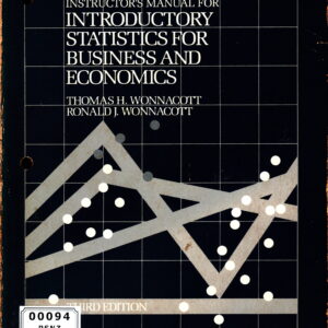 Instructor’s Manual for Introductory Statistics for Business and Economics