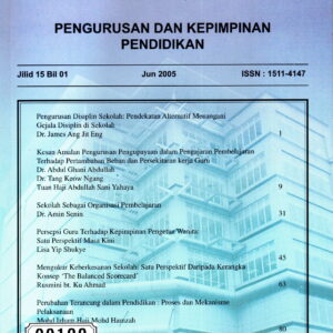 Jurnal Pengurusan Dan Kepimpinan Pendidikan