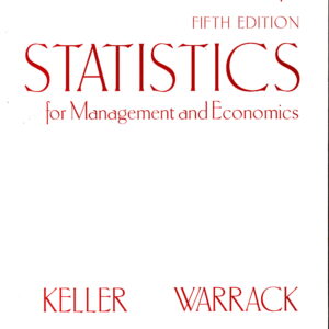 Instructor’s Solutions Manual For Statistics For Management And Economics