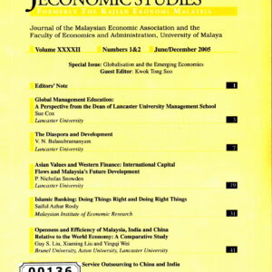 Malaysian Journal of Economic Studies