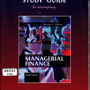 Study guide to accompany Gitman's Principles of managerial finance