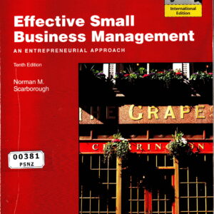Effective Small Business Management: International Edition