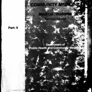 Community Medicine For Medical Students