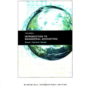 Introduction to Managerial Accounting